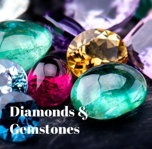 diamonds and gemstones