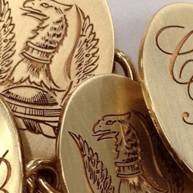 Photo icon example of laser engraving